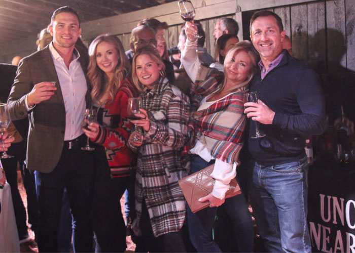 Group of people at party
